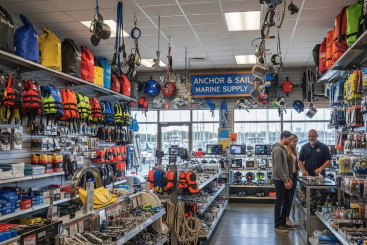 Effektiv logistikhantering av båtdelar och tillbehör